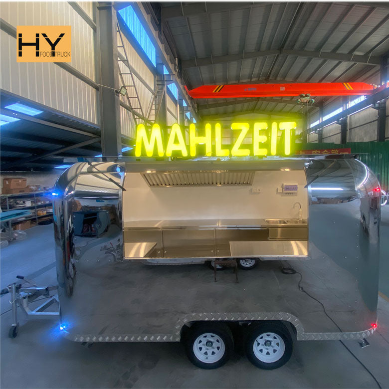 Custom 16Ft custom taco trucks airstream food truck for sale Hanyi food truck no -