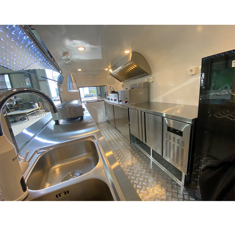 13FT Stainless Steel Airstream Food Trailers For Sale