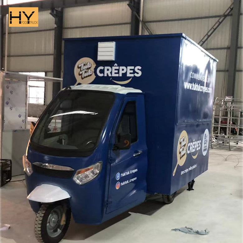 Customized Food Truck Electric Three Wheel Vehicle For Sale