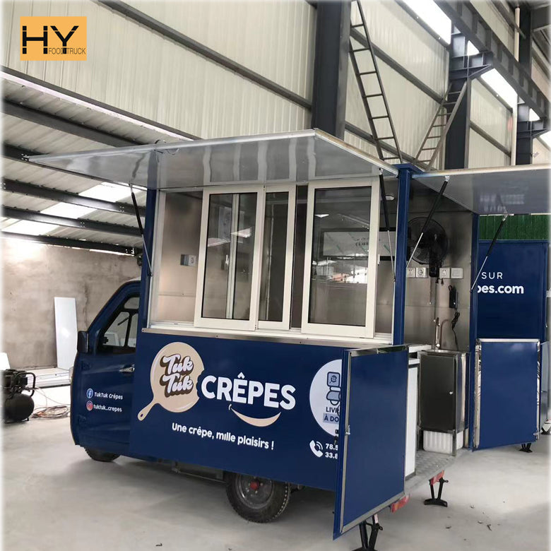 Customized Food Truck Electric Three Wheel Vehicle For Sale