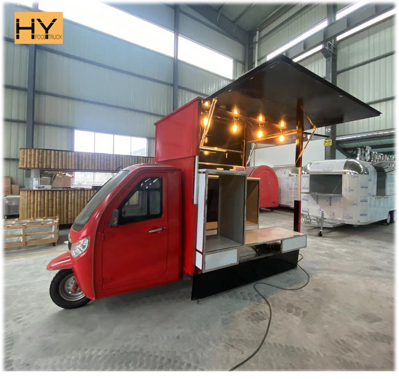 Customized Food Truck Electric Three Wheel Vehicle For Sale