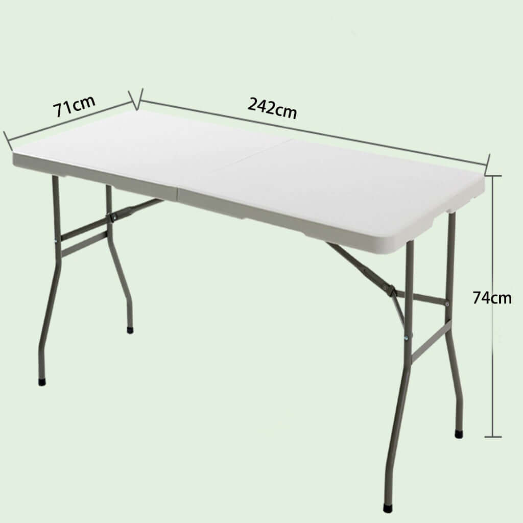 8ft Fold Out Table – Perfect Fold Away Dining Solution for Any Occasion