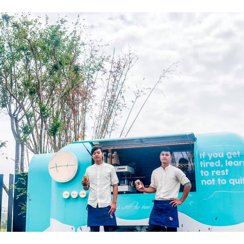 16FT Coffee Shop Station coffee bar ideas for small spaces