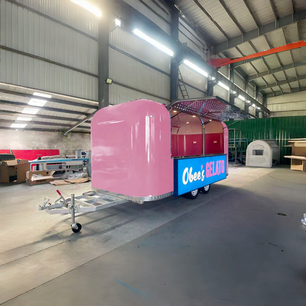 15ft Candy-Colored Airstream Food Trailer – Stylish, Functional & Ready to Roll!
